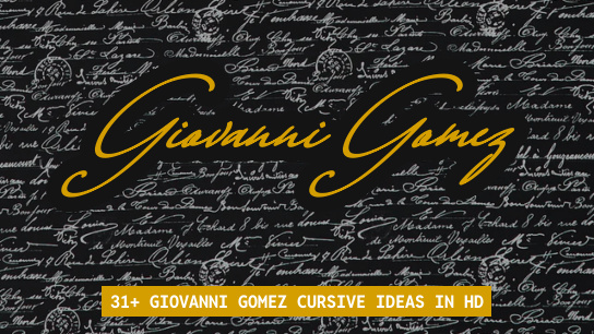 Giovanni Gomez name signatures